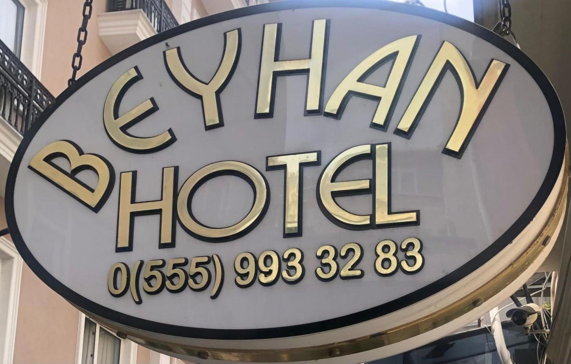 Beyhan Hotel Istambul Exterior foto